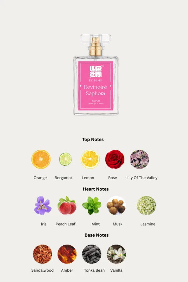 Devinoiré Sephora – 100ml |Luxury Fragrance 24 Hour Long Lasting Premium Perfume For Women